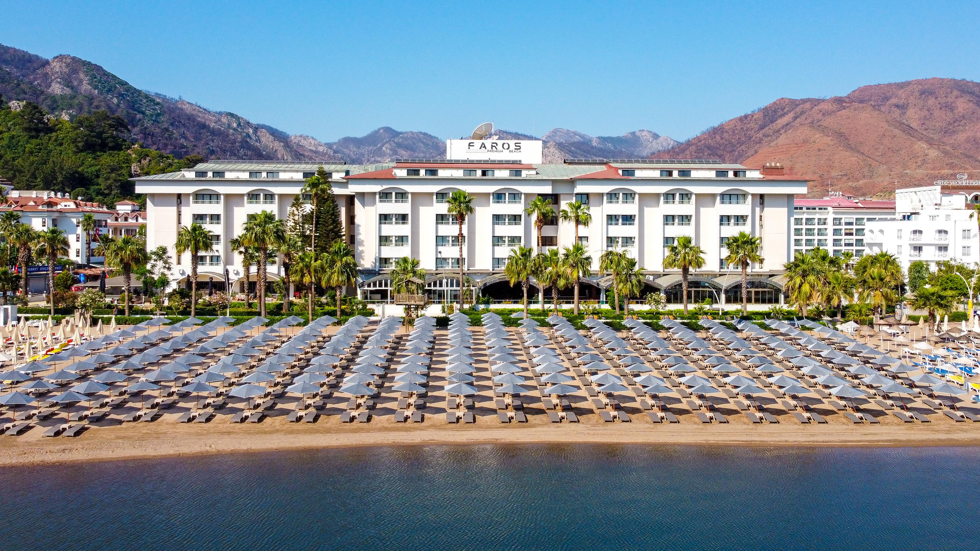 Faros Premium Beach Marmaris Bagian luar foto